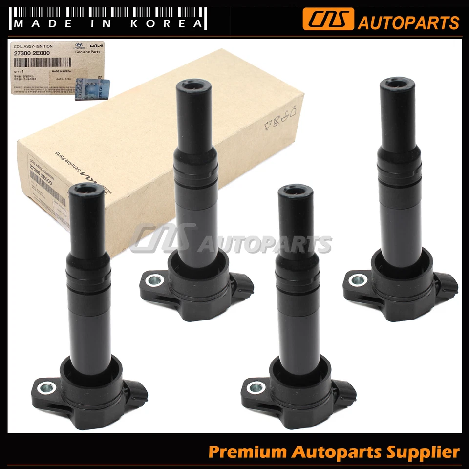 Fits11-20 Hyundai Elantra Tucson Forte Soul 273002E000⭐GENUINE⭐Ignition Coil4pcs Foto 1 de 4