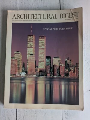 Architectural Digest November 1992 - Special New York Issue - World Trade Center - Image 1 of 4