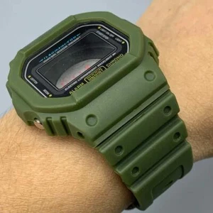 Kautschuk Band Armband für Cas'io Dw5600 Dw5000 Harz Wasserdicht Einfassung Silikon Hülle - Bild 1 von 43