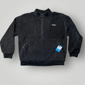 Columbia Sportswear Men's Winter Trainer Fleece Pullover Black XL NWT - Picture 1 of 12