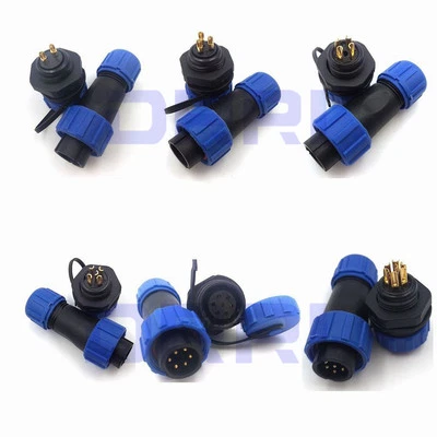 IP68 SP13 2Pin/3Pin/4Pin/5Pin/6Pin/7Pin/9Pin Waterproof Plug Socket Connectors   - Image 1 of 4