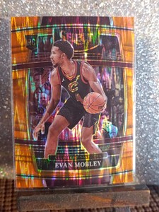 Evan Mobley 2021-22 Panini Select Orange Flash Prizm SP #5 Rookie Card Cavs 🔥