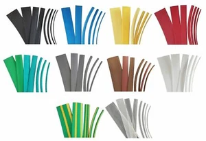 2m Schrumpfschlauch 6,4mm 125°C Qualität 2:1 div.Farben - Bild 1 von 11