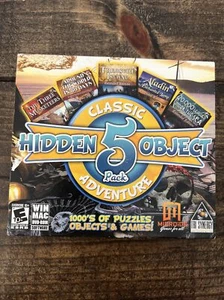 Hidden Object 5 Pack: Classic Adventure (Win/Max DVD ROM Software) - Picture 1 of 2