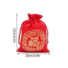 1Pcs Brocade Silk Fu Bag Jewelry Drawstring Pouch Candy Gift Bags