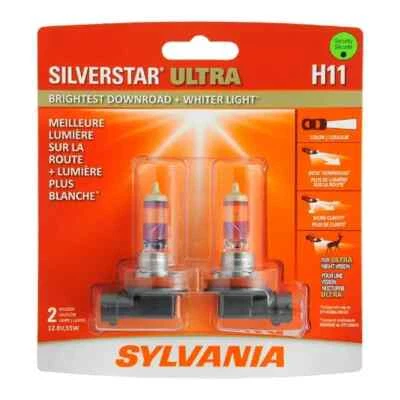 Sylvania: H11 Silverstar Ultra Halógeno Faros Bombilla (Paquete de 2) Foto 1 de 4