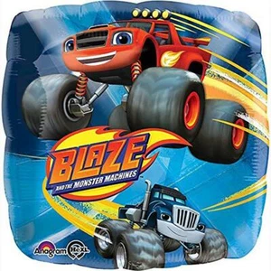 Blaze and The Monster Machines Foil Mylar Balloon Birthday Party Supplies 18 In - Picture 1 of 1