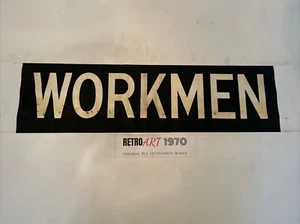 Workmen - Hartlepool 2510 Linen Bus Destination Blind 35” Gift - Picture 1 of 12