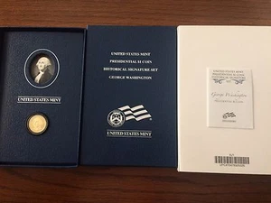 2007-2008 US MINT PRESIDENTIAL $1 COIN HISTORICAL SIGNATURE 8-COIN PROOF SETS - Picture 1 of 8