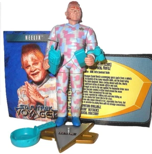Star Trek Voyager 1995 NEELIX complete playmates figures vintage trading card - Picture 1 of 5