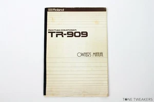 ROLAND TR-909 MANUALE D'USO libretto istruzioni compositore ritmo RIVENDITORE ATTREZZI VINTAGE - Foto 1 di 3