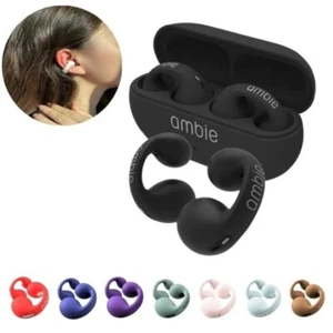 No Ambie Sound Auricolari Wireless Bluetooth 5.3 Cuffia, Gancio per l'orecchio - Foto 1 di 9