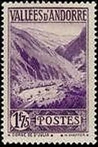 ANDORRE FRANCAIS STAMP YVERT N° 40 A " GORGES DE SAINT- JULIA 1F75 " NEUF xx TTB - Imagen 1 de 1