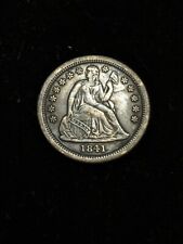 1841 Seated Liberty Silver Half Dime XF-AU #001