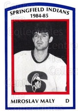 1984-85 Springfield Indians #20 Miroslav Maly