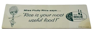 Vintage Miss Fluffy Rice Recipe Book Booklet Cookbook Pamphlet The Rice Industry - Picture 1 of 5
