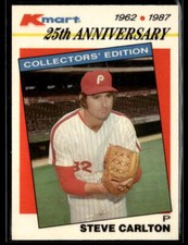 1987 Topps Kmart 25th Anniversary #15 Steve Carlton