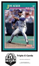 1991 Score #122 Jim Acker Toronto Blue Jays ~A3L