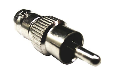 From OZ Quality 1PC RCA Male Plug To BNC Female TV Aerial RF Adaptor +FREE POST! - Image 1 of 4