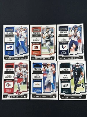 2023 Panini Contenders Football U-Pick (Complete Your Set)  1-100 - Image 1 of 4