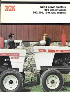 Early 1970s CASE DAVID BROWN 885, 990, 995, 1210, 1212 Tractor Brochure 6 pgs - Bild 1 von 5