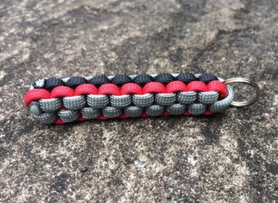 Audi RS A3 A4 A5 A6 A7 A8 Traditional Colours Handmade Paracord Keyring Keychain