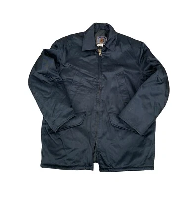 Abrigo vintage Spiewak azul marino titanio hecho en EE. UU. para hombre talla 46 XL Foto 1 de 4