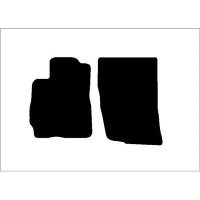 Alfombrillas delanteras personalizadas 2 piezas para Mitsubishi Outlander 2003-2006 Foto 1 de 4