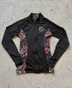 Disney Parks Minnie Mouse Damen-Laufjacke – schwarz mit mehrfarbig – klein - Bild 1 von 7