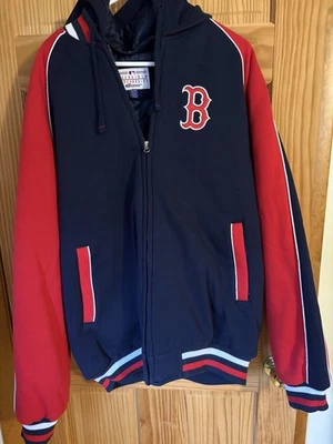 Red Sox MLB G-III By Carl Banks, Men's Heavy Weight Jacket W/ Hood, XL, New - Image 1 of 4