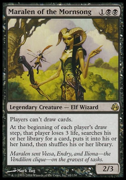 Maralen of the Mornsong -Foil Light Play MTG Morningtide - Image 1 of 1