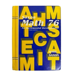 Saxon Math 76 An Incremental Development Third Edition Textbook - Bild 1 von 2