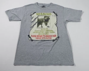 Camiseta Jurassic Park Universal Studios Gris Gráfico Talla S - Imagen 1 de 5