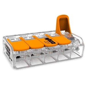 Kompakter Spleißverbinder, für alle Leitertypen, max.6 mm², 5-Leiter, W... - Bild 1 von 5