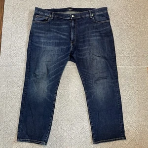 Polo Ralph Lauren Jeans The Hampton Relaxed Straight Mens Size 46X29 Blue Denim - Picture 1 of 13