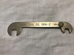 Vintage Park Tool  USA OBW-2 Offset Metric Bike Brake Wrench 11mm / 12mm NOS - Picture 1 of 4