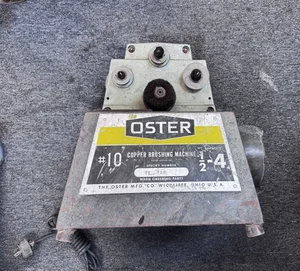 OSTER TX735 #10 SPAZZOLATRICE RAME 1/2 -4, PAT. 3000026, USA, NON TESTATO - Foto 1 di 11