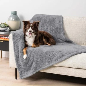 Plush waterproof dog blanket, Sherpa anti-litter urine sofa cover (40x60) - Picture 1 of 24