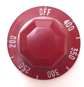 Robertshaw Control Knob RED (Pack of 5) Z88620-720     200 - 400F  - Picture 1 of 2
