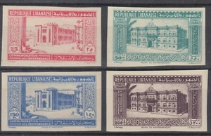 GRAND LIBAN : SERIE NON DENTELEE N° 189/192 NEUVE ** GOMME SANS CHARNIERE - Picture 1 of 2