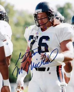 Steve McMichael Mongo Chicago Bears réimpression photo dédicacée signée 8x10 - Photo 1 sur 1