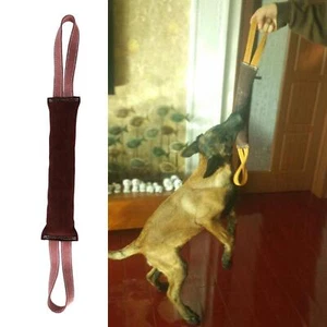 Leather Dog Bite Tug with 2 Handles Young Training Schutzhund - Picture 1 of 7