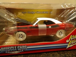 WHITE LIGHTNING 1970 DODGE CHALLENGER T/A JOHNNY LIGHTNING MUSCLE CARS 1:24 - Picture 1 of 8