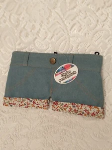 Inkology raccoglitore portamatite astuccio tinta unita blu jeans pantaloncini design tblae1 - Foto 1 di 12