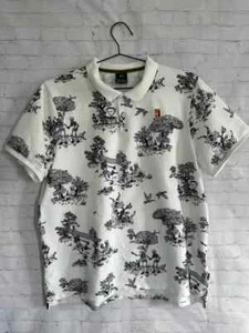 Herren Nike Court Heritage Polo All Over Print Skeleton AQ7729 133 Extra Large XL - Bild 1 von 6