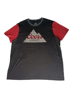 Coors Light Herren 3XL Rocky Mountain Grafik T-Shirt schwarz Baumwollmischung Bier - Bild 1 von 7