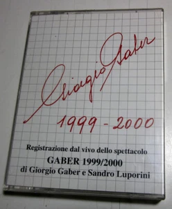 Giorgio Gaber ‎– Gaber 1999/2000   2XMC  1999 - Imagen 1 de 3
