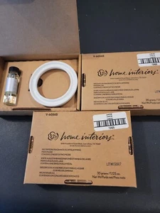 Lot of 3 Home Interiors Lavender Fragrance Oil & Ceramic Warming Lamp Ring NEW - Picture 1 of 1