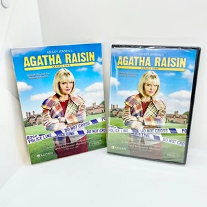 Agatha Raisin: Series One (DVD, 2016, 3-Disc Set) *SEALED* w/ Slipcover - Foto 1 di 4