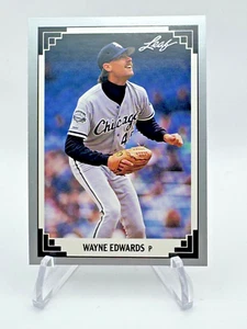 1991 Leaf, Wayne Edwards, Chicago White Sox - Picture 1 of 2